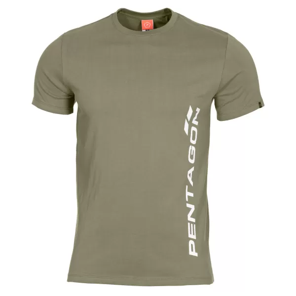  póló PENTAGON VERTICAL K09012 OLÍVA ZÖLD 