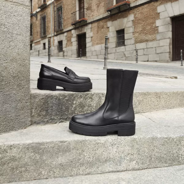  Női bokacsizma GEOX G004255 FEKETE 