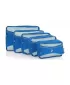 Szervezők halmaza HEYS ECO PACKING CUBE 5PC SET II KÉK
