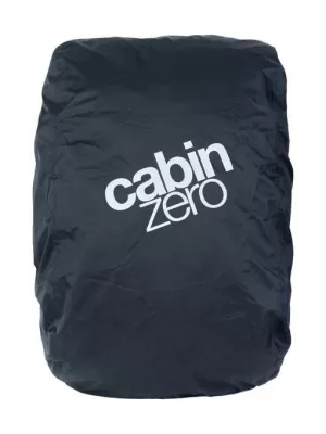 Hátizsák esőkabát CABINZERO ADVENTURE RAINCOVER TELJESEN FEKETE