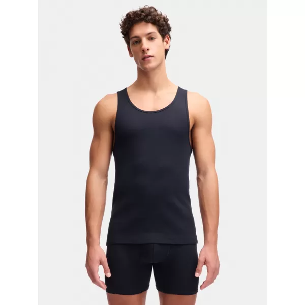  Férfi felső UNDER ARMOUR M UA PERF COTTON TANK-2PK 6007622-001 FEKETE 