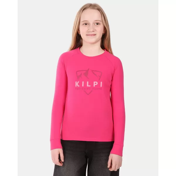  Lányos póló KILPI VERATI-JG ZJ0303KI RÓZSASZÍN 