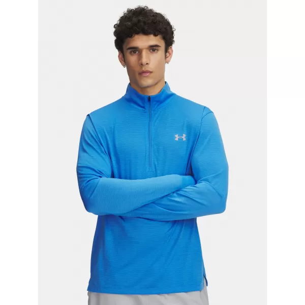  Férfi póló UNDER ARMOUR UA LAUNCH 1/4 ZIP 6005542-402 KÉK 