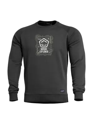 Pulóver PENTAGON HAWK SWEATER NATURE EXPLORER K09019 FEKETE