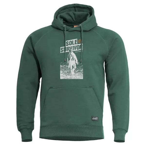  Pulóver PENTAGON PHAETON HOOD SWEATER K09021-SS83 TAVASZI ZÖLD 