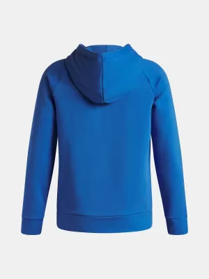 Fiú pulóver UNDER ARMOUR UA RIVAL FLEECE HOODIE 1379792-402 KÉK