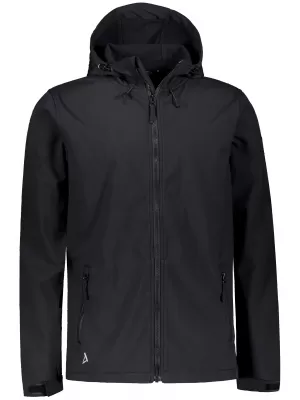 Férfi softshell dzseki ALTISPORT NEWET FEKETE