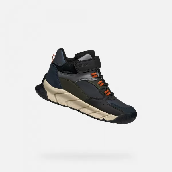  Fiú bokacsizma GEOX FLEXYPER PRO BOY B J56NBA0ME22C0033 SÖTÉTKÉK 