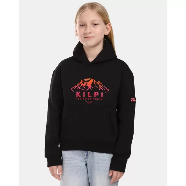  Lány pulóver KILPI NORTHEN-JG ZJ0211KI FEKETE 