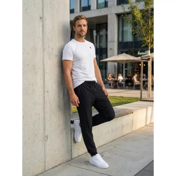  Férfi nadrág ALTISPORT ATS JOGGER CLASSIC - FIT FEKETE 