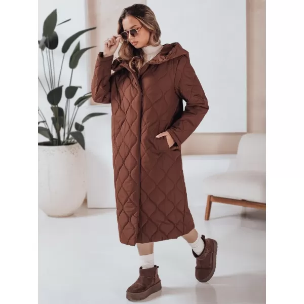  Női kabát DSTREET TY4927 BARNA 