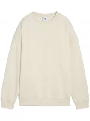 Női pulóver PUMA ESS OVERSIZED CREW FL 68540087 ALPESI HÓ