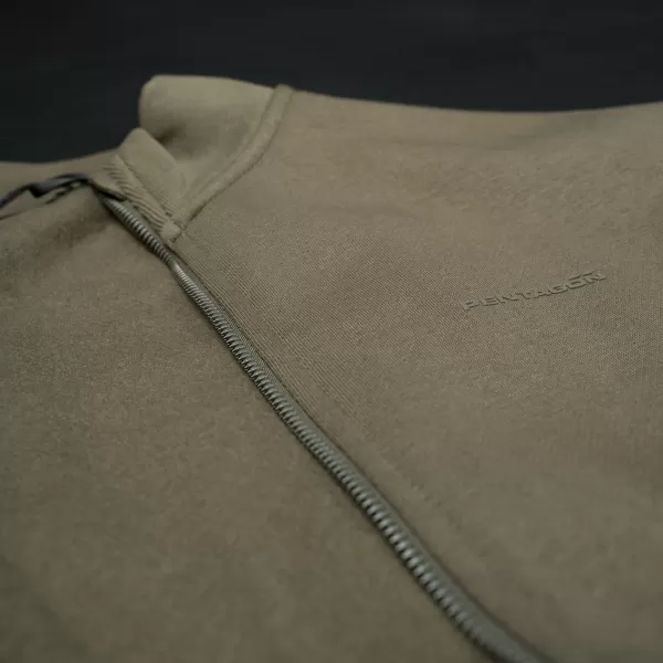  Pulóver PENTAGON HIGHNECK SWEATER K09052 BARNA SZÜRKE 