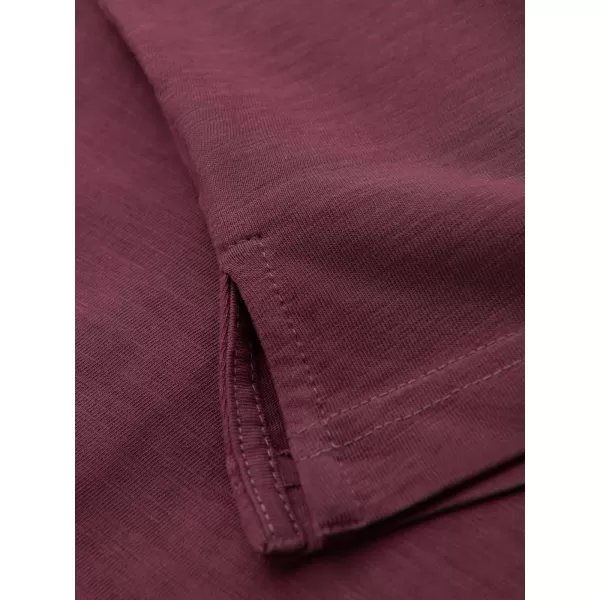  Mens t -phirt gallérral OMBRE OM-POWS-0142 GESZTENYEBARNA 