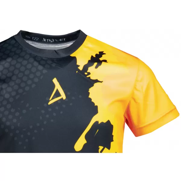  Gyermekfunkciós T -piró prémium ALTISPORT VOJ/ALM112TR01 FEKETE-FLUO NARANCS 