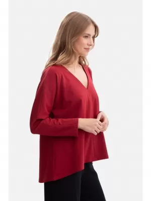 Női blúz BEWEAR B304 GESZTENYEBARNA
