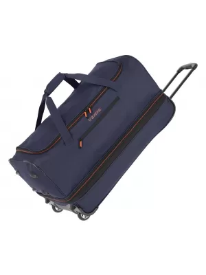 Táska TRAVELITE BASICS WHEELED DUFFLE L SÖTÉTKÉK/NARANCS