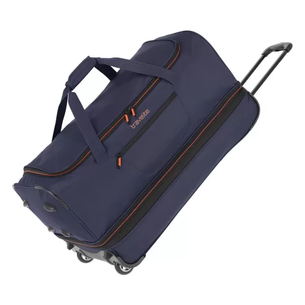  Táska TRAVELITE BASICS WHEELED DUFFLE L SÖTÉTKÉK/NARANCS 