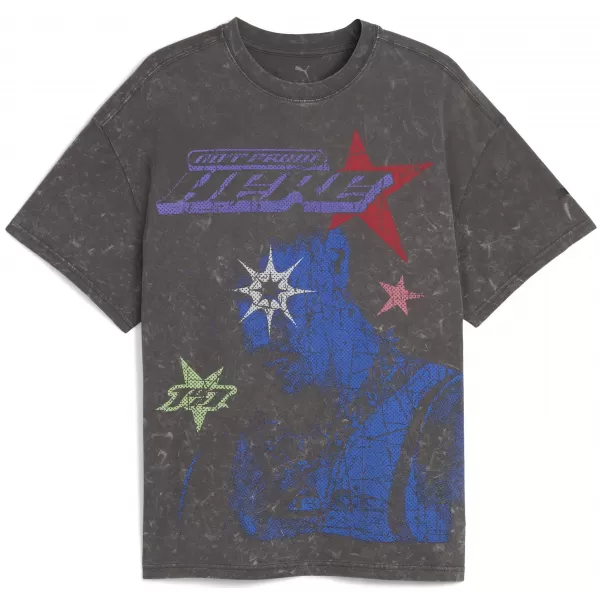  Ing PUMA LAMELO STAR VISION GRAPHIC TEE 63243801 NITRÁTOK SZÜRKE 