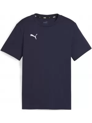 T -póló PUMA TEAMGOAL CASUALS TEE JR 658616_06 PUMA NAVY/PUMA WHITE