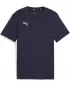 T -póló PUMA TEAMGOAL CASUALS TEE JR 658616_06 PUMA NAVY/PUMA WHITE