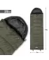 Hálózsák PENTAGON SENTINEL SLEEPING BAG 220GR/M² D19001 BARNA SZÜRKE