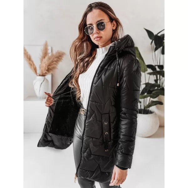 Női kabát DSTREET TY5089 FEKETE 