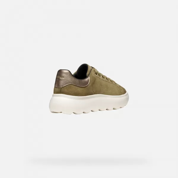  Női tornacipő GEOX SPHERICA EC4.1 G009311 KHAKI 