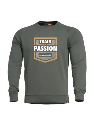 Pulóver PENTAGON HAWK SWEATER K09019-TP06 TEREPSZÍNŰ ZÖLD