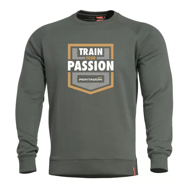  Pulóver PENTAGON HAWK SWEATER K09019-TP06 TEREPSZÍNŰ ZÖLD 