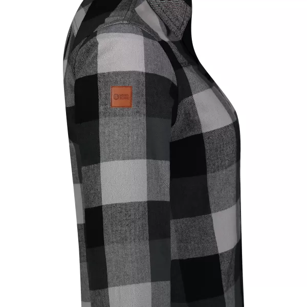  Női flanel ing NORDBLANC HALCYON NBSSL8244 FEKETE 