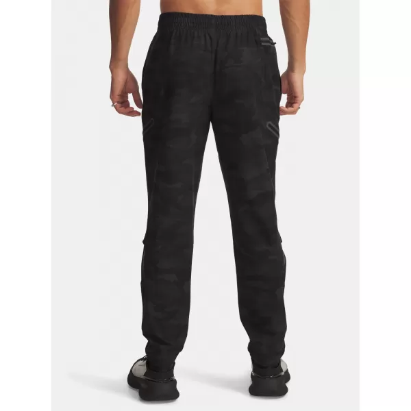  Férfi sportnadrág UNDER ARMOUR UA UNSTOPPABLE CARGO PANT 1390256-003 FEKETE 