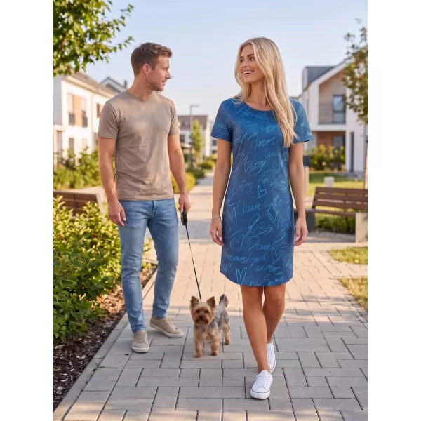  Női hosszabbított póló/prémium ruha ALTISPORT VOJ/ALW084SAT02 KÉK 