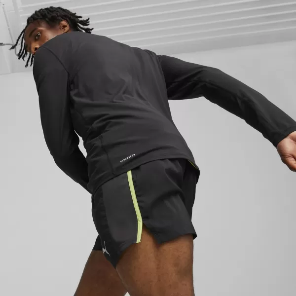  Sport póló PUMA RUN CLOUDSPUN 1/4 ZIP 52499201 PUMA FEKETE 