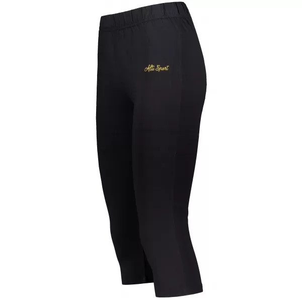  3/4-es női leggings ALTISPORT OWECA FEKETE 