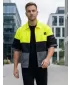 Prémium férfi ing ALTISPORT VOJ/ALM051KOS01 NEON SÁRGA/SZÜRKE