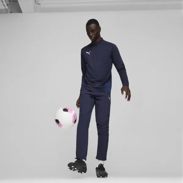  Ing PUMA TEAMGOAL TRAINING 1/4 ZIP TO 65862906 PUMA NAVY/FEHÉR/PERZSA KÉK 