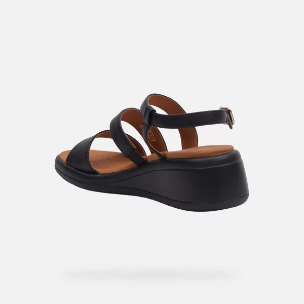  Női szandál GEOX MELICONIA G000972 FEKETE 