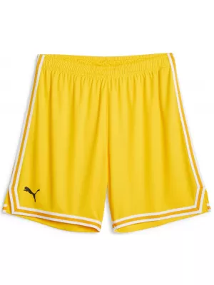Rövidnadrág PUMA HOOPS TEAM GAME SHORT 67662905 SZÁMÍTÓGÉPES SÁRGA