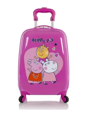 Bőrönd HEYS Kids Peppa Pig 4w RÓZSASZÍN