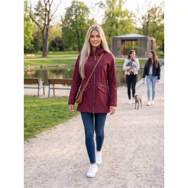  Női softshell dzseki ALTISPORT GEMEE BURGUNDIA 