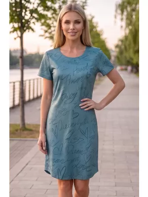 Női hosszabbított póló/prémium ruha ALTISPORT VOJ/ALW084SAT02 ZÖLD