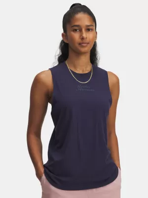 Női felső UNDER ARMOUR UA VARSITY TANK 6005631-410 KÉK