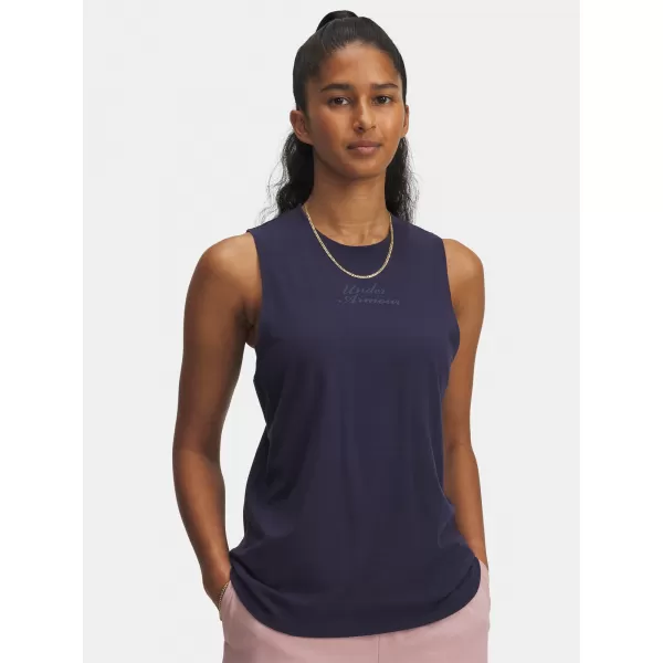  Női felső UNDER ARMOUR UA VARSITY TANK 6005631-410 KÉK 