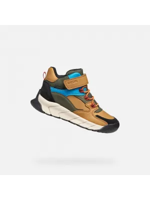 Fiú bokacsizma GEOX FLEXYPER PRO J56NBA0ME22C2GA3 VILÁGOSBARNA