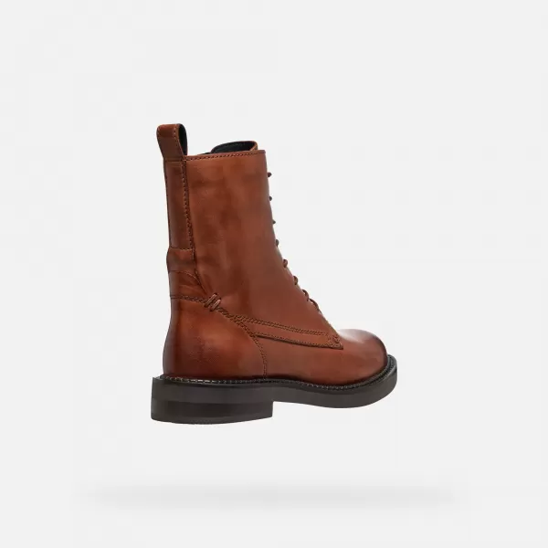  Női bokacsizma GEOX G004555 VILÁGOSBARNA 