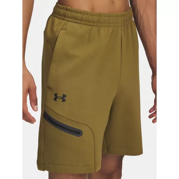  Férfi rövidnadrág UNDER ARMOUR UA UNSTOPPABLE FLC SHORTS 1379809-320 ZÖLD 