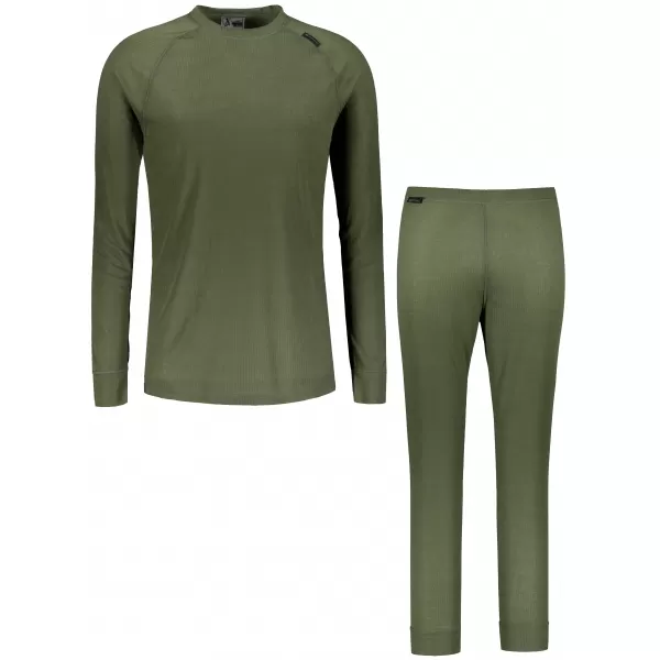  Férfi termoszett ALTISPORT GAIN KHAKI/FEKETE 