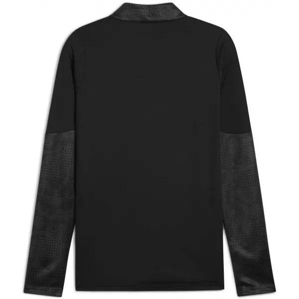  Férfi pulóver PUMA TEAMCUP TRAINING 1/4 ZIP TOP 659164_03 PUMA FEKETE/PUMA EZÜST 