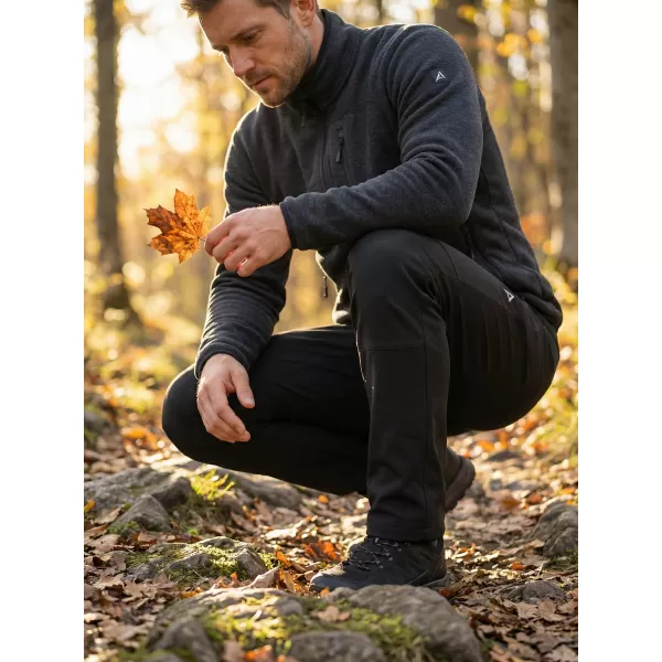  Férfi softshell nadrág ALTISPORT CORRON FEKETE 